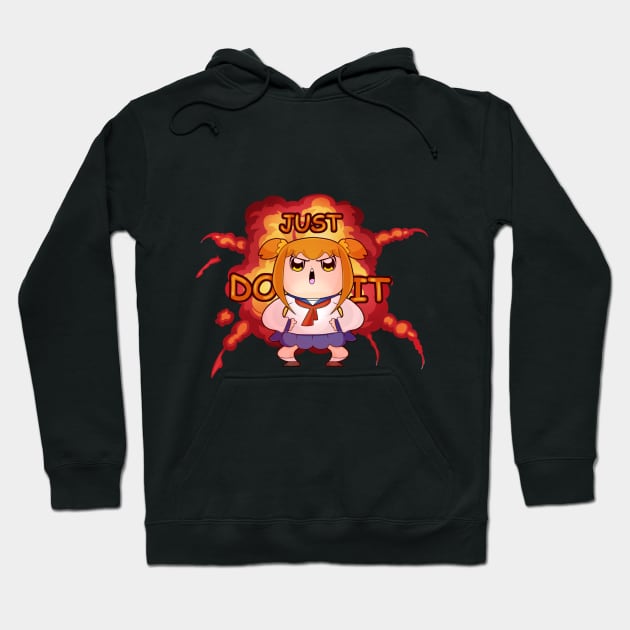 Just do it Pop Team Epic Hoodie by FunnyLight